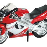 Motocicleta Colección 1:18 Yamaha  Yzf 1000r Con Base