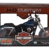 Moto Dyna Super Glide Sport Harley Davidson 1/12 Maisto Color Azul
