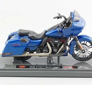 Harley Davidson 2022 Cvo Road Glide Con Soporte Escala 1:18