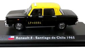 Taxi De Colección Renault 8 Chile Año 1965 1:43 - Leoni