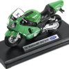 De Colección Moto A Escala 1:18 Kawasaki Ninja Zx-12r - Imagen 2