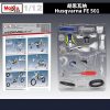 Moto Escala Para Armar Husqvarna Fe 501 Assembly Line - Imagen 3