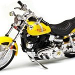 Original 1:18 Harley Davidson 1977 Fxs Low Rider Moto Escala