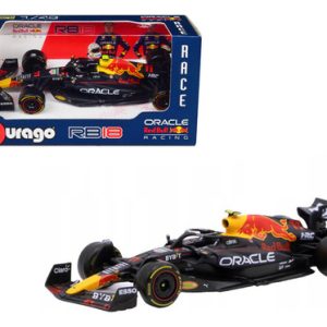 Burago Redbull F1 Rb18 #11 Sergio Pérez Fórmula Coche 1/43 Color Negro
