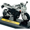 Moto Yamaha FZ1 2006 con base escala 1:18