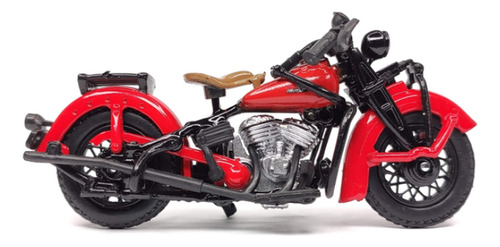 Moto De Colección A Escala Indian Chief Año 1945
