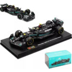MERCEDES WW14 E #44 Lewis Hamilton con exhibidor y base escala 1:43