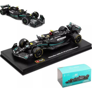 MERCEDES WW14 E #44 Lewis Hamilton con exhibidor y base escala 1:43