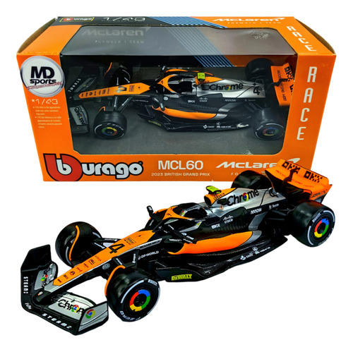 Auto McLaren Mcl60 4 Norris 2023 escala 1:43