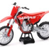 Moto Gasgas MC450F con banquillo escala 1:12