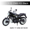 Original Moto A Escala 1:12 Kawasaki Z900rs - Imagen 8