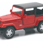 JEEP Wrangler Metal New Ray rojo escala 1:32
