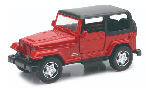 JEEP Wrangler Metal New Ray rojo escala 1:32