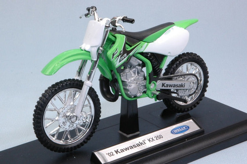 Moto A Escala Kawasaki Kx250  De Colección