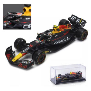 RB18 Red Bull Max Verstappen # 1 con exhibidor grande escala 1:24
