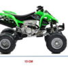Moto Kawasaki Kfx 450r Atv   Escala 1:12 - Imagen 2