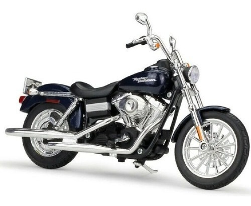 Moto Harley Davidson 2006 Fxdbi Dyna Street Bob escala 1:12