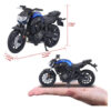 Moto Yamaha MT-07 2018 con soporte escala 1:18 - Imagen 2