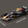 RedBull Racing RB20 Max Verstappen & Checo Peréz 2024 Pack 2 autos escala 1:43 - Imagen 3