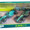ASTON MARTIN Alonso y Stroll en metal escala 1:43 - Imagen 2