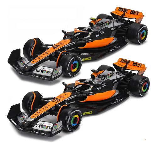 MCLAREN Mcl60 Norris & Piastri en metal escala 1:43