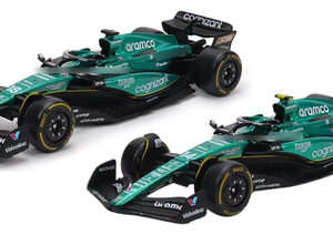 ASTON MARTIN Alonso y Stroll en metal escala 1:43
