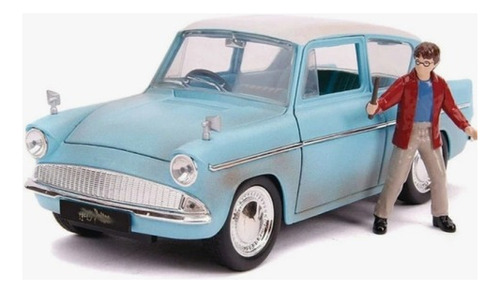 HARRY POTTER Ford Anglie 1959 incluye figura Harry Potter escala 1:24