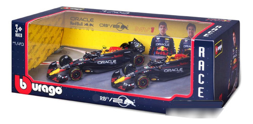 RedBull Racing RB20 Max Verstappen & Checo Peréz 2024 Pack 2 autos escala 1:43
