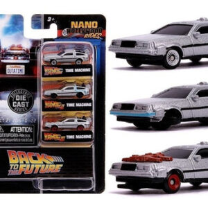 VOLVER AL FUTURO Hollywood Rides Set Nano 3 autos