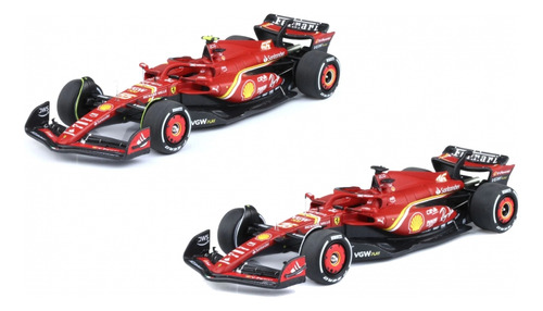 FERRARI Sf-24 Leclerc & Sainz 2024 Pack 2 autos escala 1:43