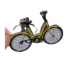 LLAVERO BICICLETA METÁLICO AMARILLO - Imagen 2