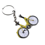 LLAVERO BICICLETA METÁLICO AMARILLO