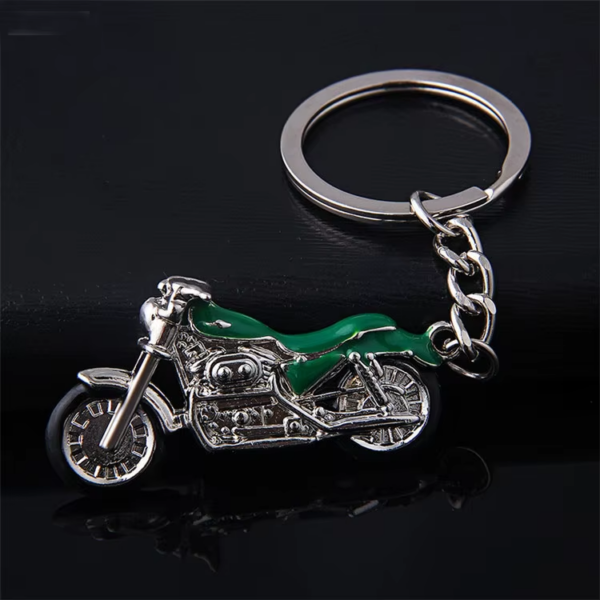 Llavero metálico tipo motocicletas Harley Davidson Iron - Imagen 3