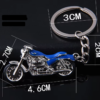Llavero metálico tipo motocicletas Harley Davidson Iron - Imagen 2