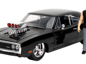 Auto Dodge Charger R/T 1970 Dom con Figura - Fast & Furious 1:24