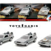 Pack DeLorean Volver al Futuro Parte I, II y III Escala 1:32